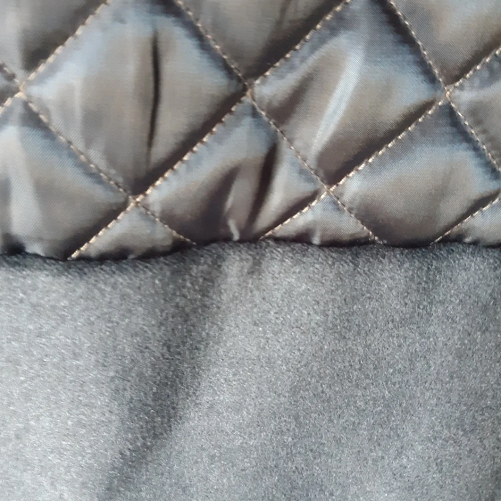 Men's Black Jacket & Coat - Unbranded Classic Quilted Coat - Picture 7 of 8